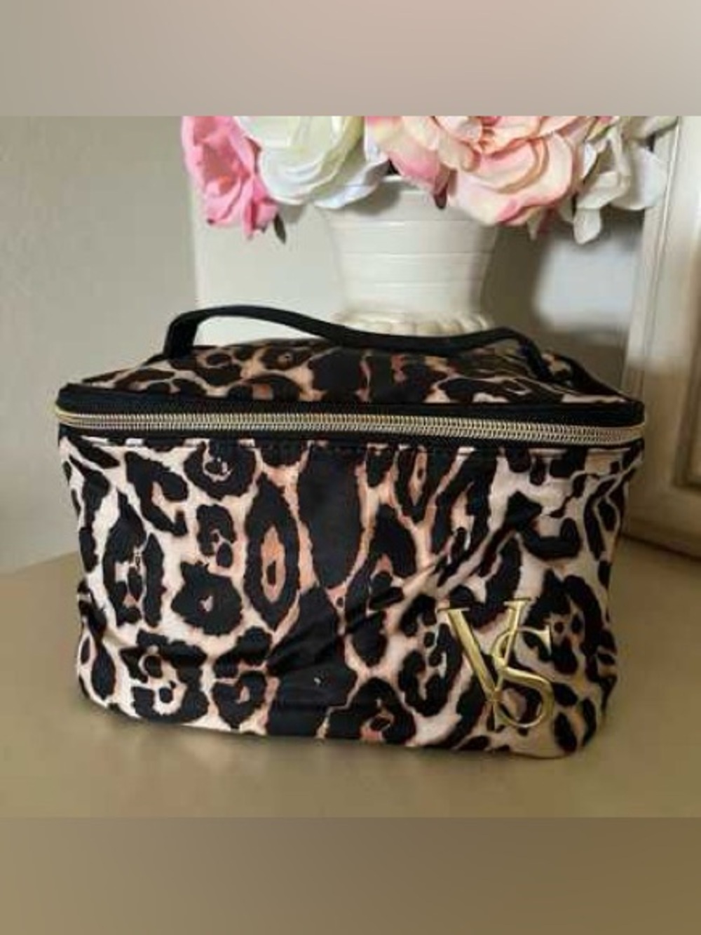 Victoria's Secret Leopard Cosmetic bag